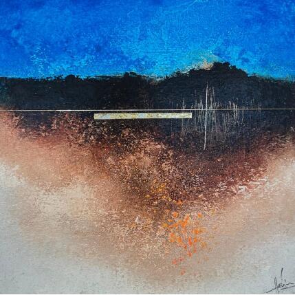 Peinture #1707 par Hévin Christian | Tableau Abstrait Acrylique, Huile, Pastel Minimaliste