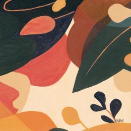 Peinture Zach par Billy Dust | Tableau Abstrait Acrylique Nature