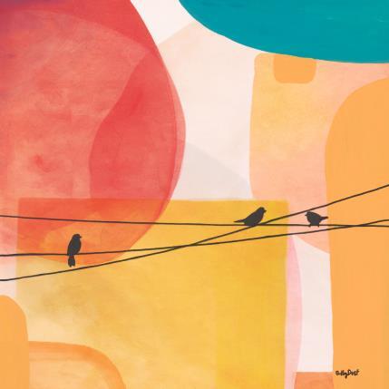 Peinture Line par Billy Dust | Tableau Art naïf Acrylique, Aquarelle, Encre Nature