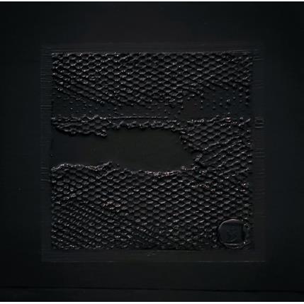 Peinture Crépuscule par Bauquel Véronique | Tableau Abstrait Résine Minimaliste