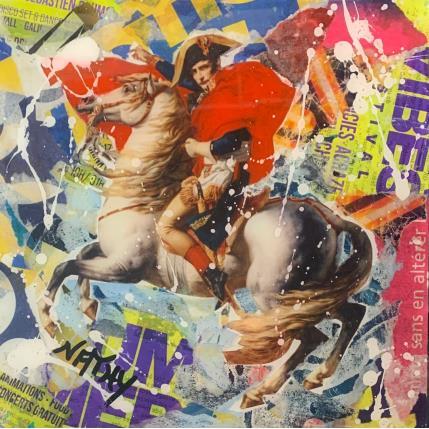 Peinture NAPOLÉON  par Nathy | Tableau Pop-art Acrylique Icones Pop, Portraits