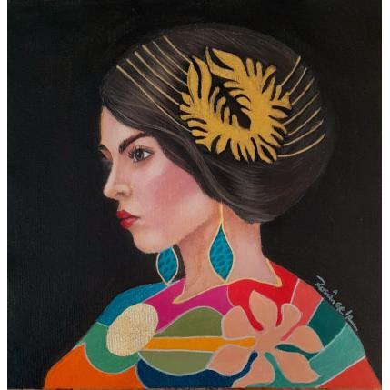 Peinture Vivian par Rosângela | Tableau Figuratif Acrylique Portraits