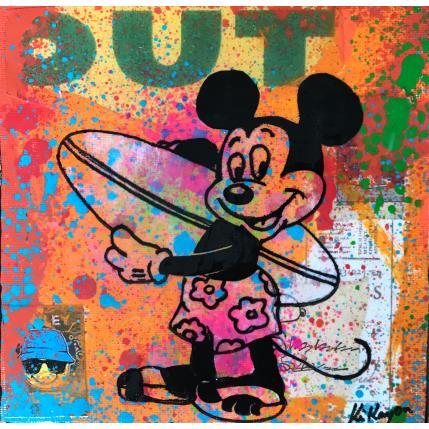 Pintura Surfing por Kikayou | Pintura Pop-art Acrylic, Gluing, Graffiti Pop icons