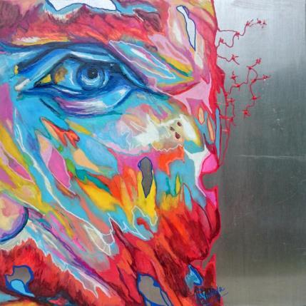 Peinture L'oeil de Van Gogh par Medeya Lemdiya | Tableau Pop-art Acrylique, Métal Icones Pop