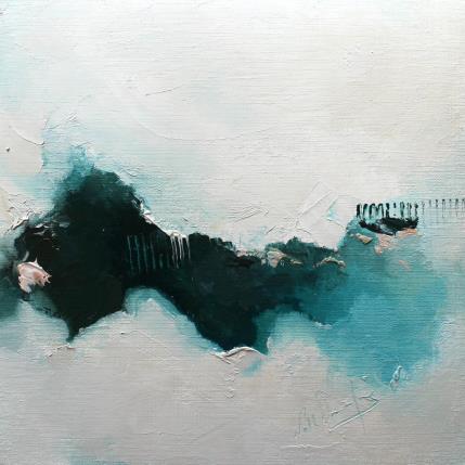 Peinture croire en soi par Dumontier Nathalie | Tableau Abstrait Huile Minimaliste