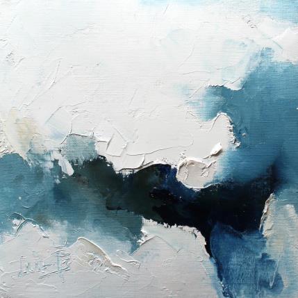 Painting le bruit du ressac  by Dumontier Nathalie | Painting Abstract Oil Minimalist, Pop icons