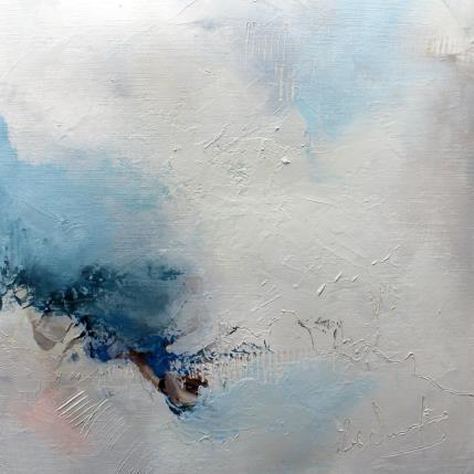 Painting loin de tout by Dumontier Nathalie | Painting Abstract Oil Minimalist