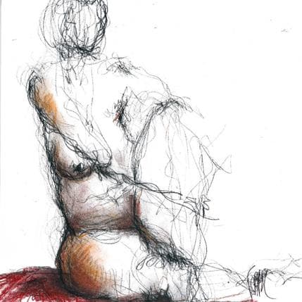 Peinture Alice par Sahuc François | Tableau Figuratif Acrylique Nu