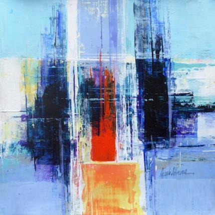 Painting Pensamentos by Silveira Saulo | Painting Abstract Acrylic Pop icons