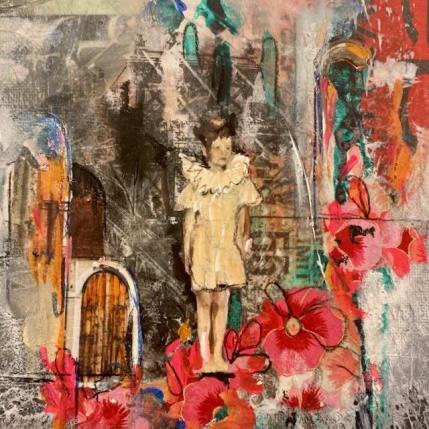 Painting La parade by Bergeron Marie-Josée | Painting Surrealism Acrylic, Gluing, Oil