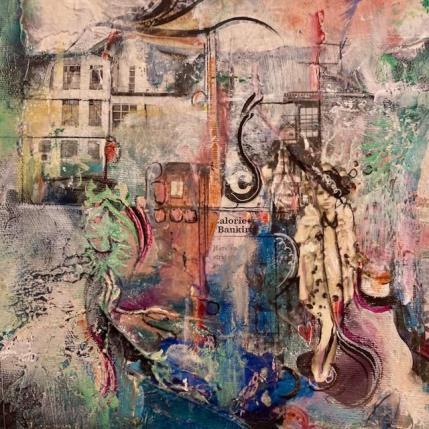 Painting Les choix by Bergeron Marie-Josée | Painting Surrealism Acrylic, Gluing, Oil Pop icons