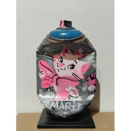 Sculpture Marie the cat par Kedarone | Sculpture Pop-art Acrylique, Graffiti Icones Pop