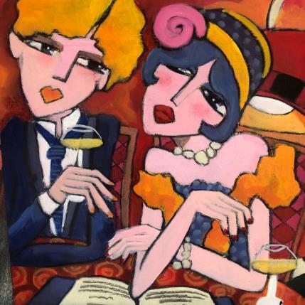 Peinture Toi et moi par Fauve | Tableau Figuratif Acrylique Scènes de vie