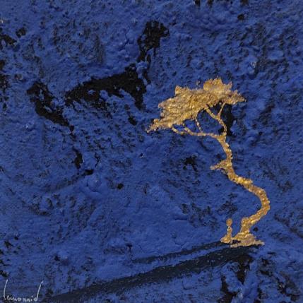 Peinture 5016 par Lemonnier  | Tableau Matiérisme Acrylique, Zinc Paysages