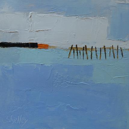 Painting Immensité by Shelley | Painting Abstract Oil