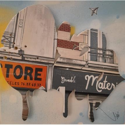 Peinture Rue Doudart de Lagrée par Lassalle Ludo | Tableau Street Art Acrylique, Bois, Graffiti Architecture, Paysages, Urbain