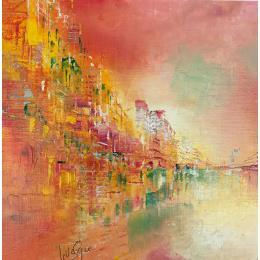 Pintura Baja Roja por Levesque Emmanuelle | Pintura Impressionism Oil Pop icons, Urban