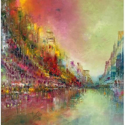 Peinture Kuala Lumpur par Levesque Emmanuelle | Tableau  Huile