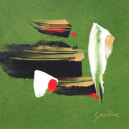 Peinture Message personnel par Gaultier Dominique | Tableau Abstrait Huile Minimaliste