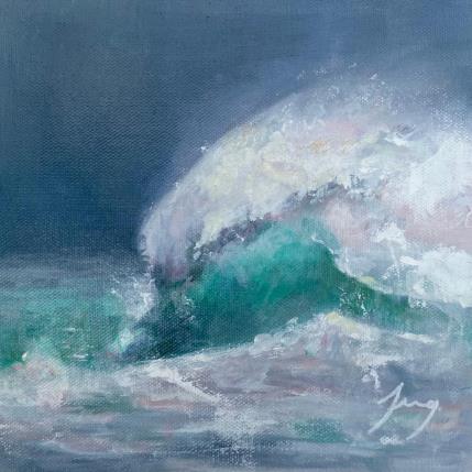 Peinture Vagues N°3 par Jung François | Tableau Figuratif Huile