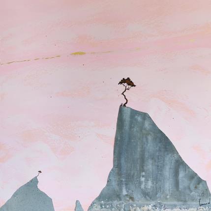 Painting L'axe du monde by Lemonnier  | Painting Subject matter Acrylic, Zinc Landscapes