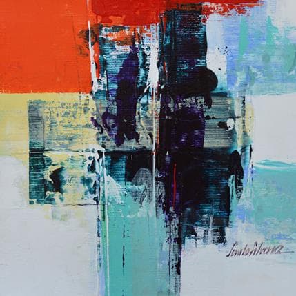 Painting Despedida by Silveira Saulo | Painting Abstract Acrylic Minimalist