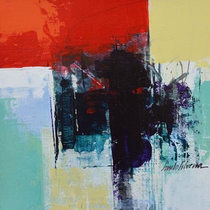 Painting Poemas by Silveira Saulo | Painting Abstract Acrylic Minimalist