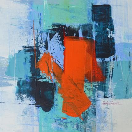 Painting Cançao by Silveira Saulo | Painting Abstract Acrylic Minimalist