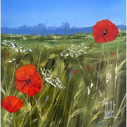 Peinture Dans les champs (2) par Guillet Jerome | Tableau Figuratif Huile Marine