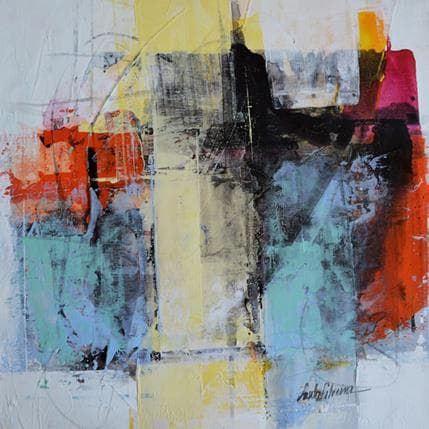 Painting Brisa Portugal by Silveira Saulo | Painting Abstract Acrylic Minimalist