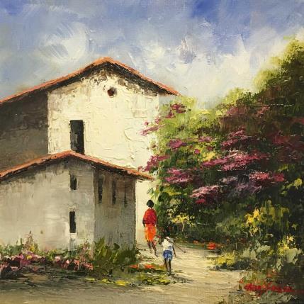 Peinture Sitio par Chico Souza | Tableau Figuratif Huile Paysages