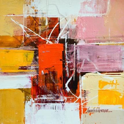 Peinture Derivaçao par Silveira Saulo | Tableau Abstrait Acrylique Minimaliste