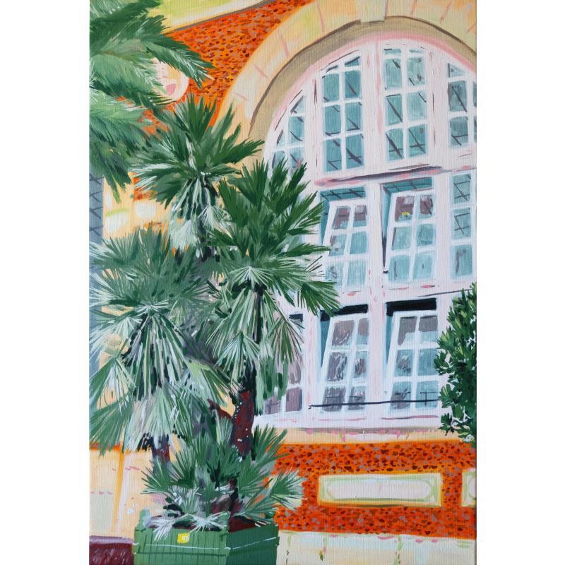 Peinture La verrière par Coueffic Sébastien | Tableau Figuratif Huile Architecture