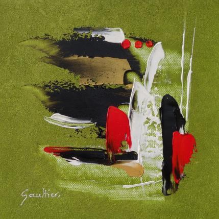 Peinture Fairway par Gaultier Dominique | Tableau Abstrait Huile Sport