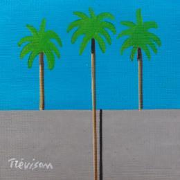 Gemälde The wall von Trevisan Carlo | Gemälde Surrealismus Öl Minimalistisch, Natur, Pop-Ikonen