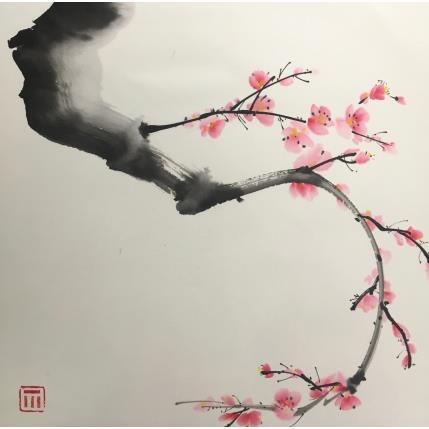 Peinture La branche par De Giorgi Mauro | Tableau Figuratif Encre Nature