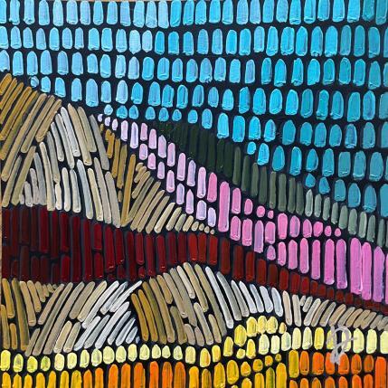 Peinture night bloom 6 par Dmitrieva Daria | Tableau Abstrait Acrylique Nature