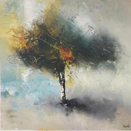 Peinture Poetry Tree 3 par Lundh Jonas | Tableau Figuratif Acrylique Nature, Paysages