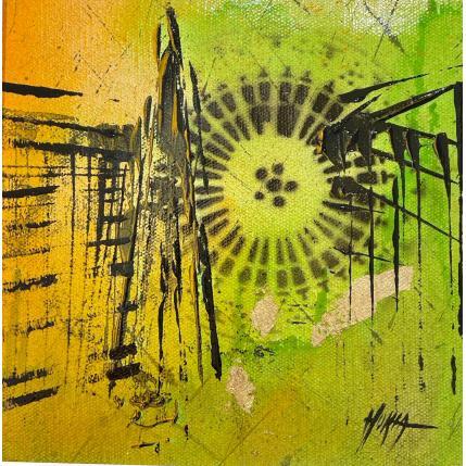 Peinture Construction N°1 - Cathédrale de Strasbourg par Horea | Tableau Figuratif Huile Urbain