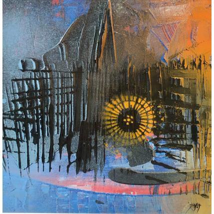 Peinture Cathédrale 2023 - Cathédrale de Strasbourg par Horea | Tableau Figuratif Huile Urbain