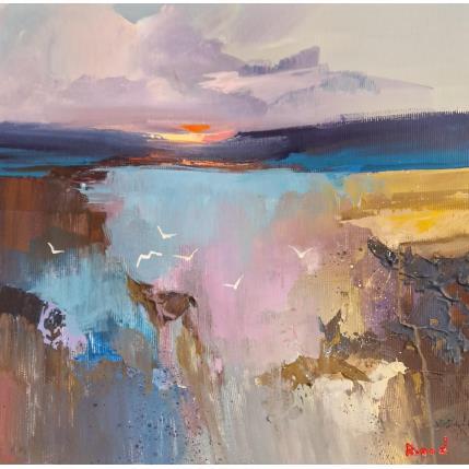 Painting Filled with ocean  by Bond Tetiana | Painting Figurative Oil