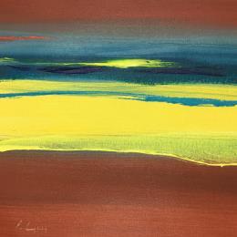 Painting Histoire d'eau by Guy Viviane  | Painting Abstract Oil Pop icons