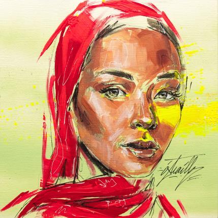 Peinture Enda par Istraille | Tableau Figuratif Acrylique Portraits