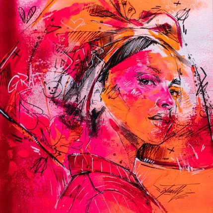 Peinture Hella par Istraille | Tableau Figuratif Acrylique Portraits