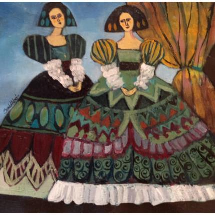 Peinture Waiting for Don Diego par Sundblad Silvina | Tableau Figuratif Acrylique, Pastel