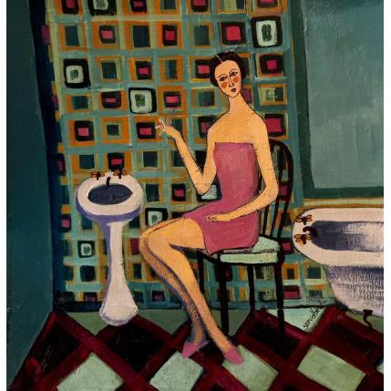 Peinture Private time par Sundblad Silvina | Tableau Figuratif Acrylique, Pastel