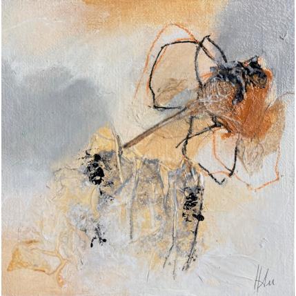 Peinture PARCE QUE JE T'AIME par Han | Tableau Abstrait Acrylique, Encre, Papier Nature