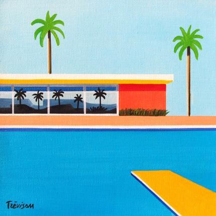 Peinture Flat calm par Trevisan Carlo | Tableau Surréalisme Huile Architecture, Icones Pop, Sport