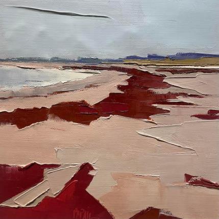 Peinture Les alges rouges par PAPAIL | Tableau Abstrait Huile Paysages
