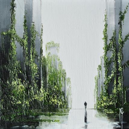 Peinture avancée végétale par Galloro Maurizio | Tableau Figuratif Huile Urbain